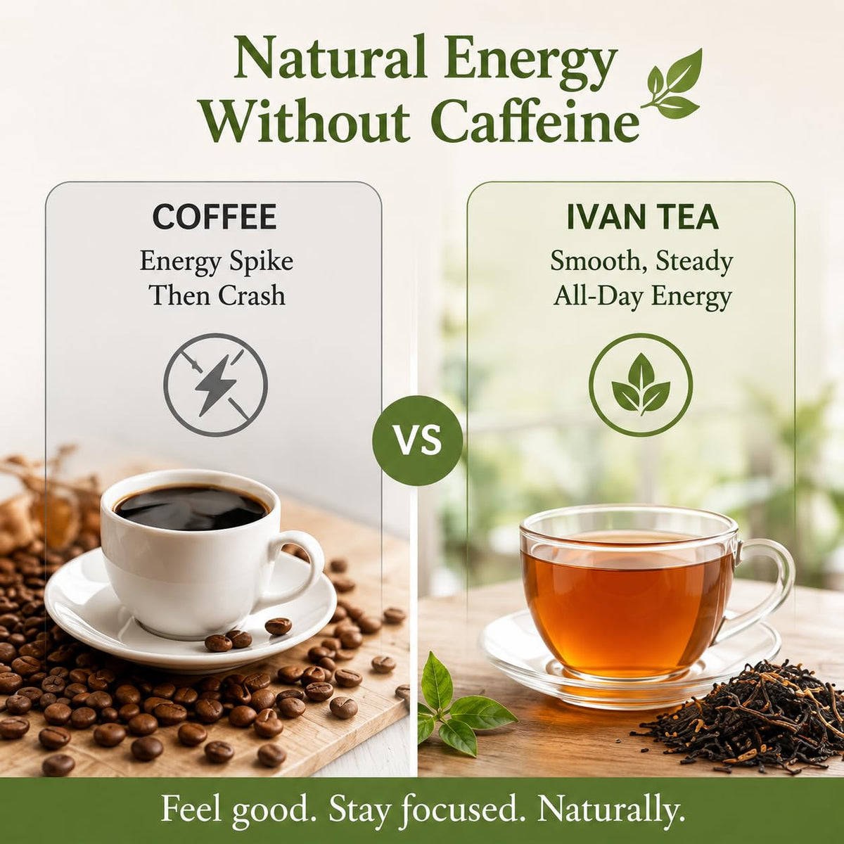 Siberian Fermented Wild Ivan Chai Loose Herbal Tea All Natural, No Caffeine (NET WT 2 OZ (57G))