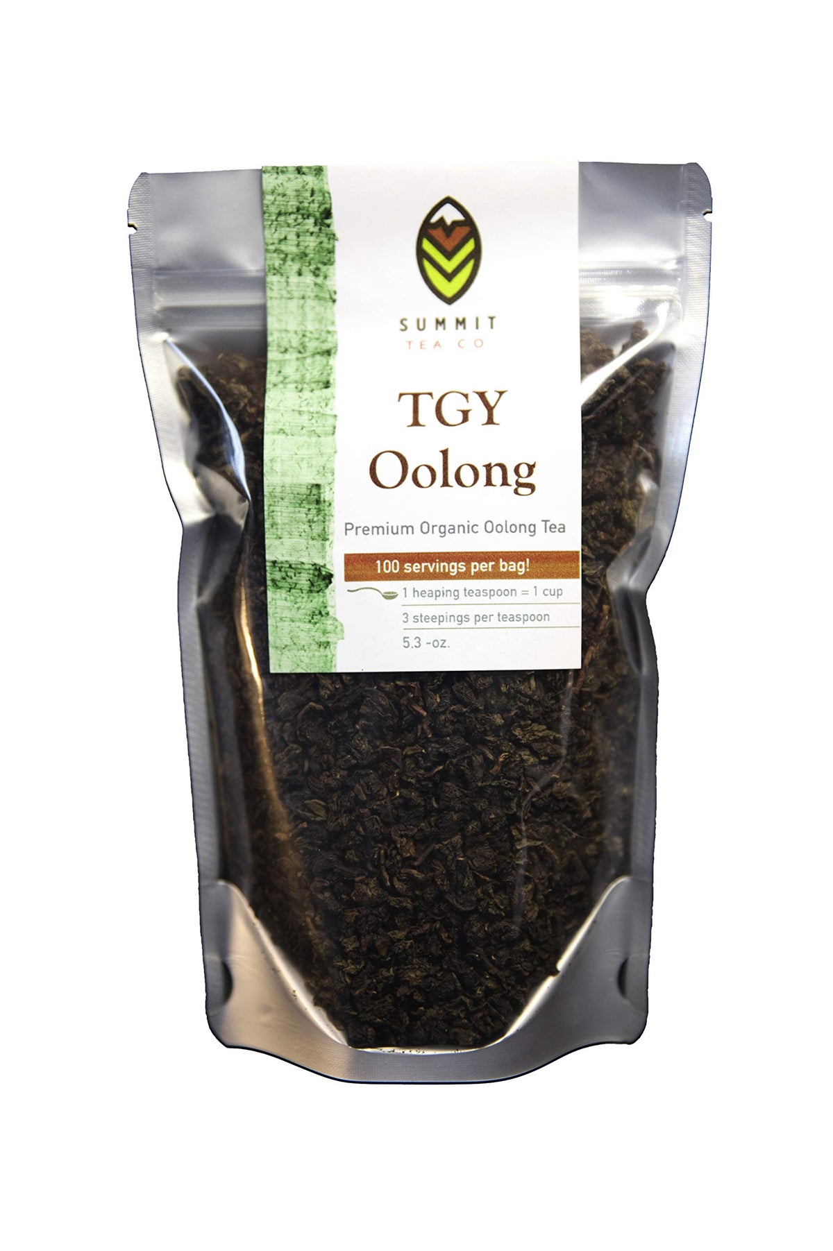 Summit Tea Company Tie Guan Yin Oolong Tea - Iron Goddess of Mercy - Net Wt. 5.3oz.
