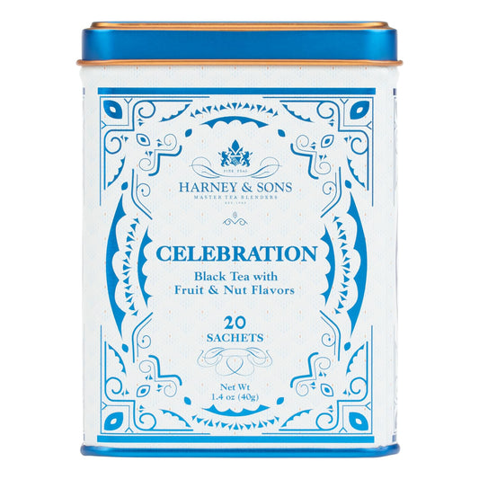 Harney & Sons Celebration Tea 20 ct Sachet TIn