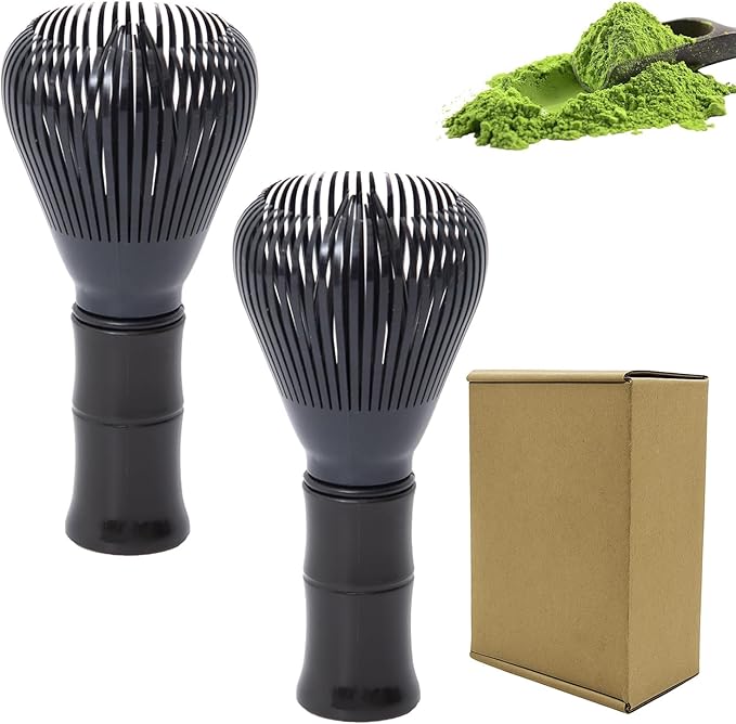 Resin Matcha Whisk Traditional Japanese Chasen Matcha Tea Whisk Gifts for Tea Lovers Reusable Plasti