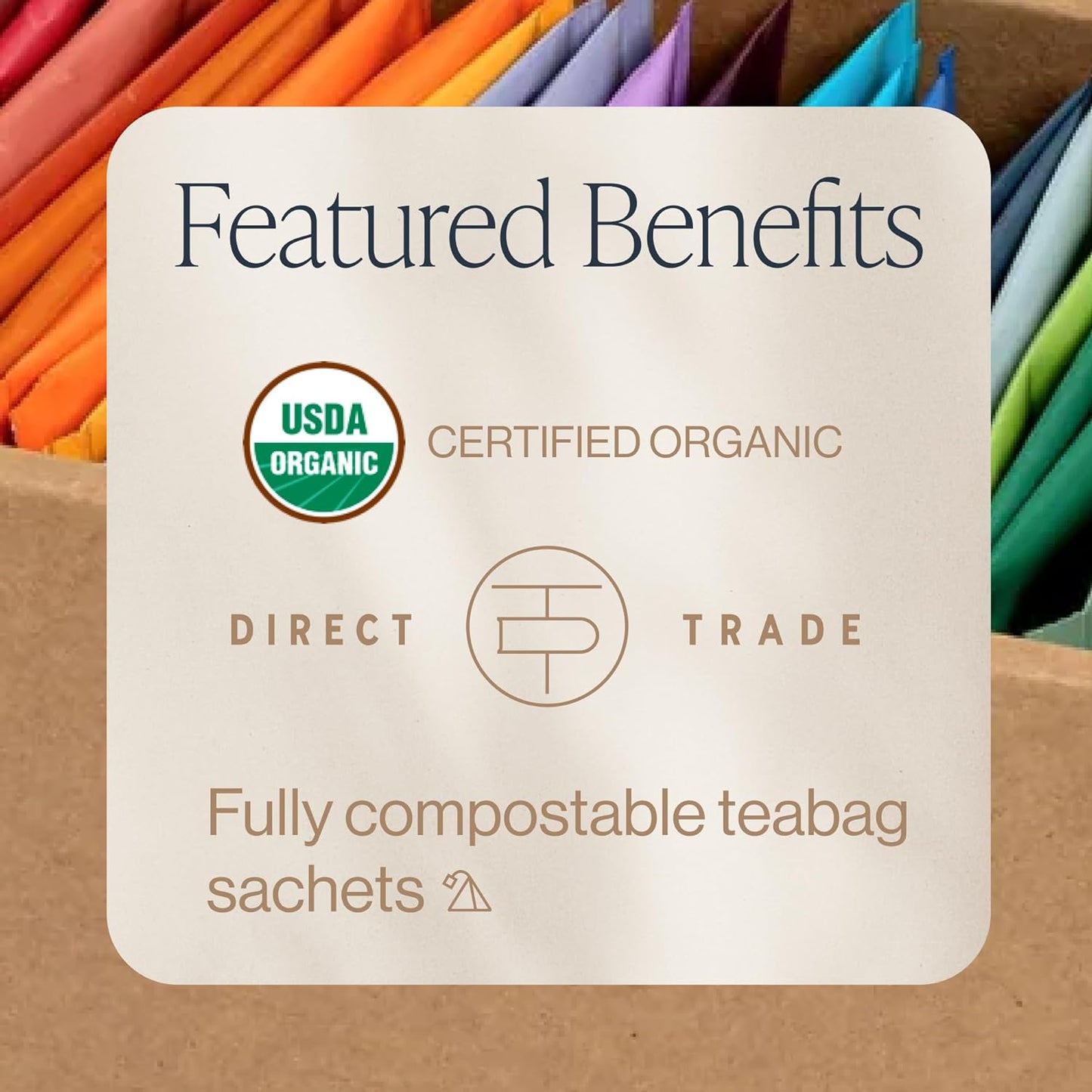 Rishi Tea Sachet Sampler Gift Box - Assorted Tea Set of Organic, Caffeinated and Non-Caffeinated Sachet Bags - 24 Count