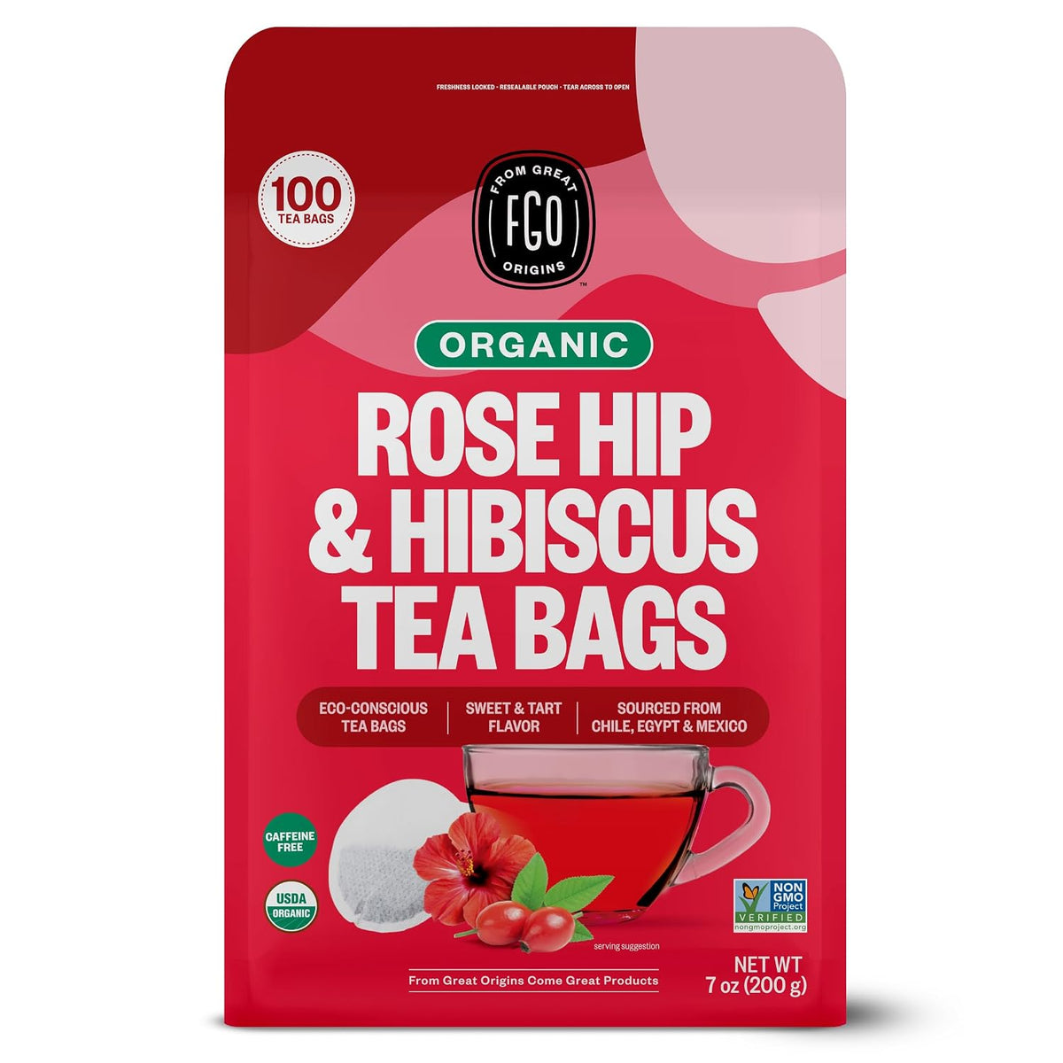 FGO Organic Rosehips Tea