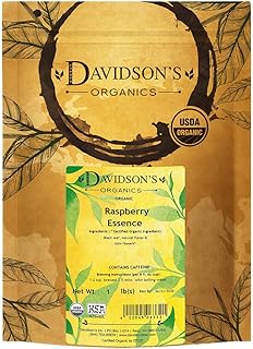 Davidson's Organics, Raspberry Essence, Loose Leaf Tea, 16-Ounce Bag
