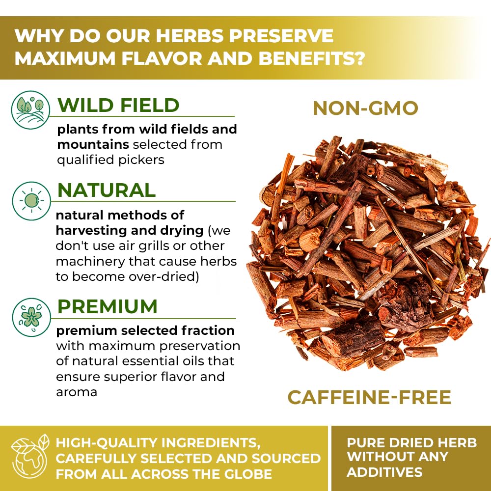 1.8 oz. Dried Madder Root Herb Tea (Rubia Tinctorum) Dried Cut Madder Roots Herbal Tea - 50g