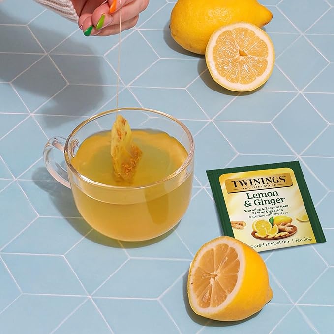 Twinings Herbal & Decaf Tea Bag Variety Sampler (40 Count)