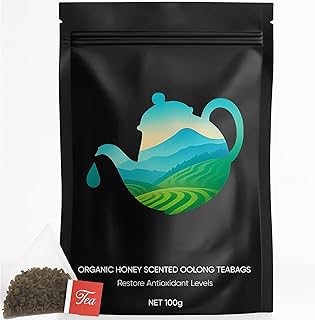 Oolong Tea Bags – Organic Whole Leaf Oolong – 20 Bags (5g Each) – Natural Relaxing Tea for Calm Mind & Healthy Lifestyle – Premium Organic Oolong Tea (1)
