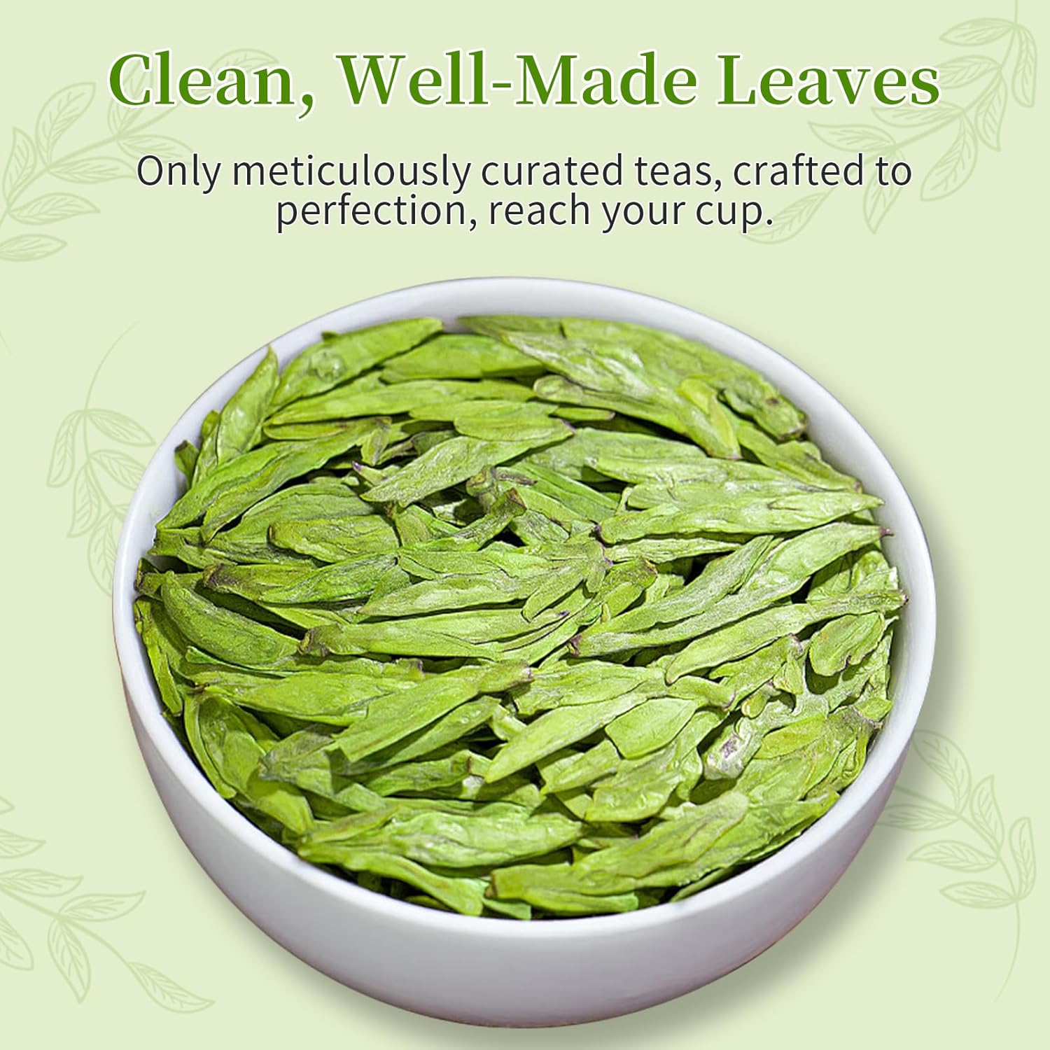 CHADUO Longjing Tea Pre-Qingming Dragon Well Green Tea New Tea Chinese Green Tea Loose Leaf Long Jing Green Tea Rich Bean Aroma First Grade 120g/4.23oz 龙井 龍井茶 中国绿茶