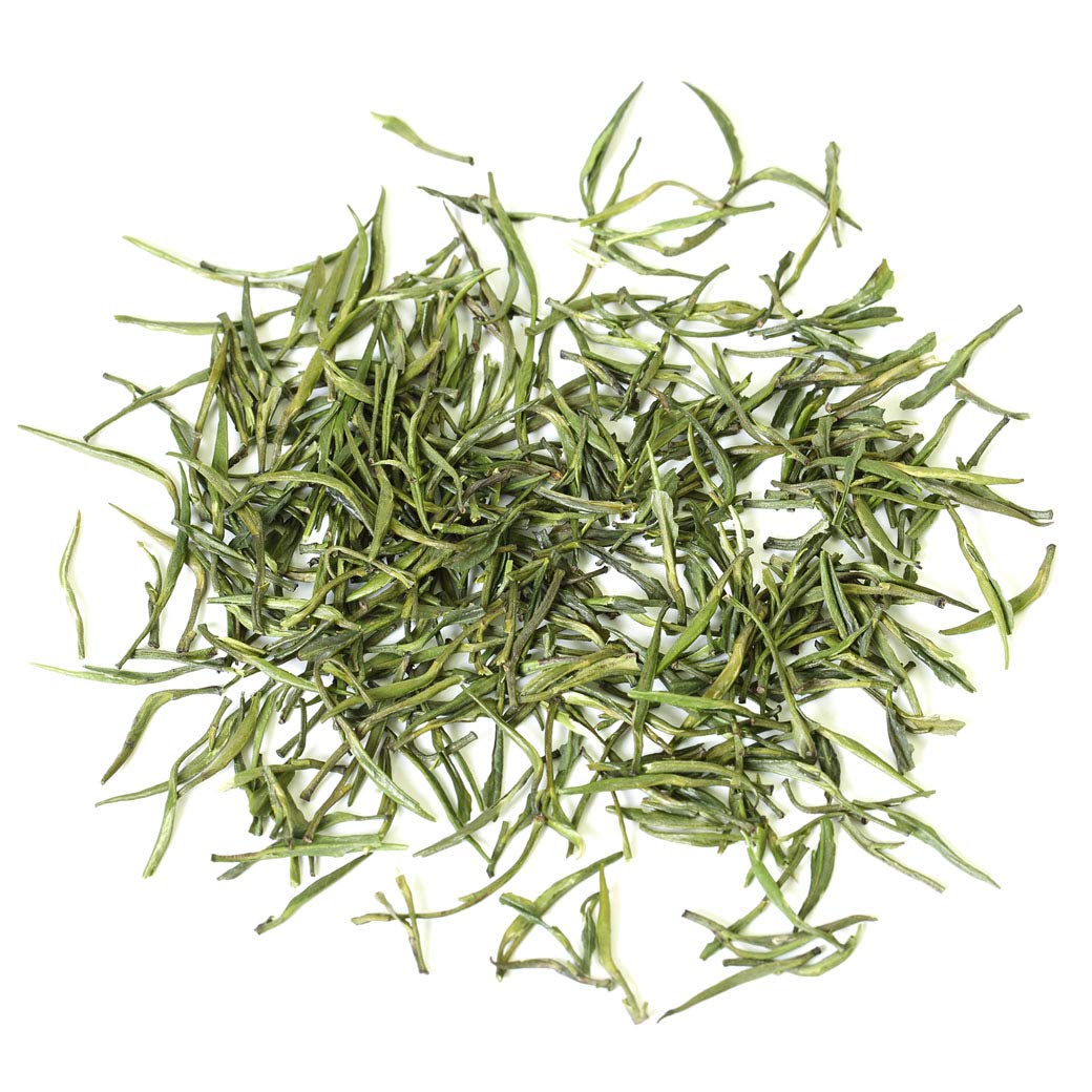 GOARTEA Zhuyeqing Green Tea - 100g / 3.5oz Premium Grade - Emei Mountain Bamboo Leaf - Chinese Spring Green Tea Loose Leaf