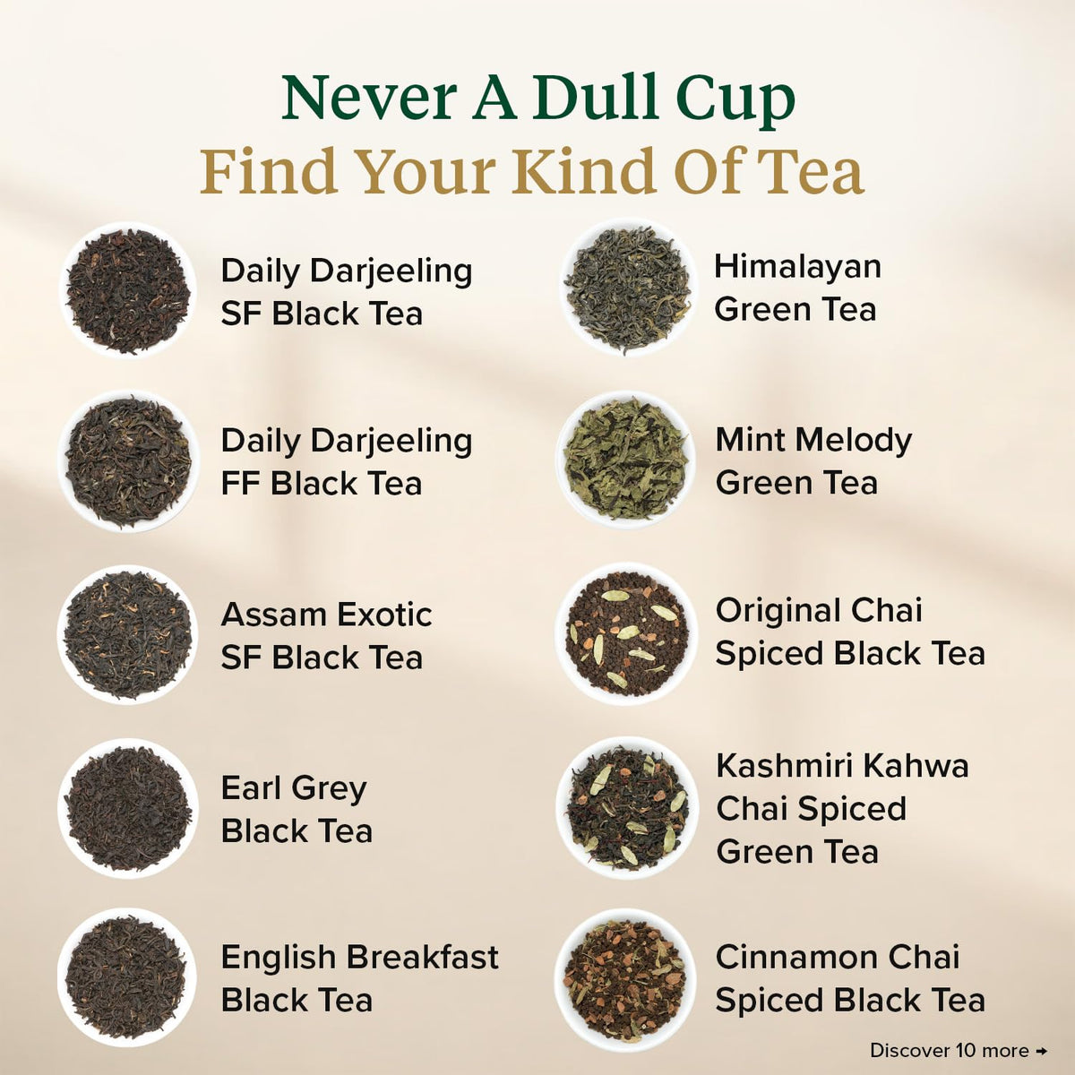 VAHDAM World Top 20 Favourites Tea Sampler Set