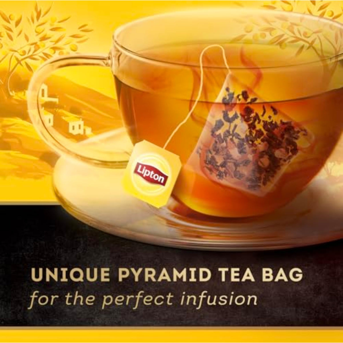 Lipton Peach Mango Black Tea Pyramid Bags, 80 Total Bags (20 Count 4-Pack)