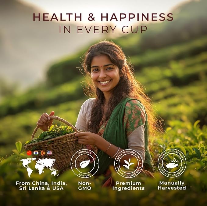 Gya Tea Co Get Well Soon Tea Pod Collection Gift Set (16 Count) - Different Flavors Assorted Variety Pack