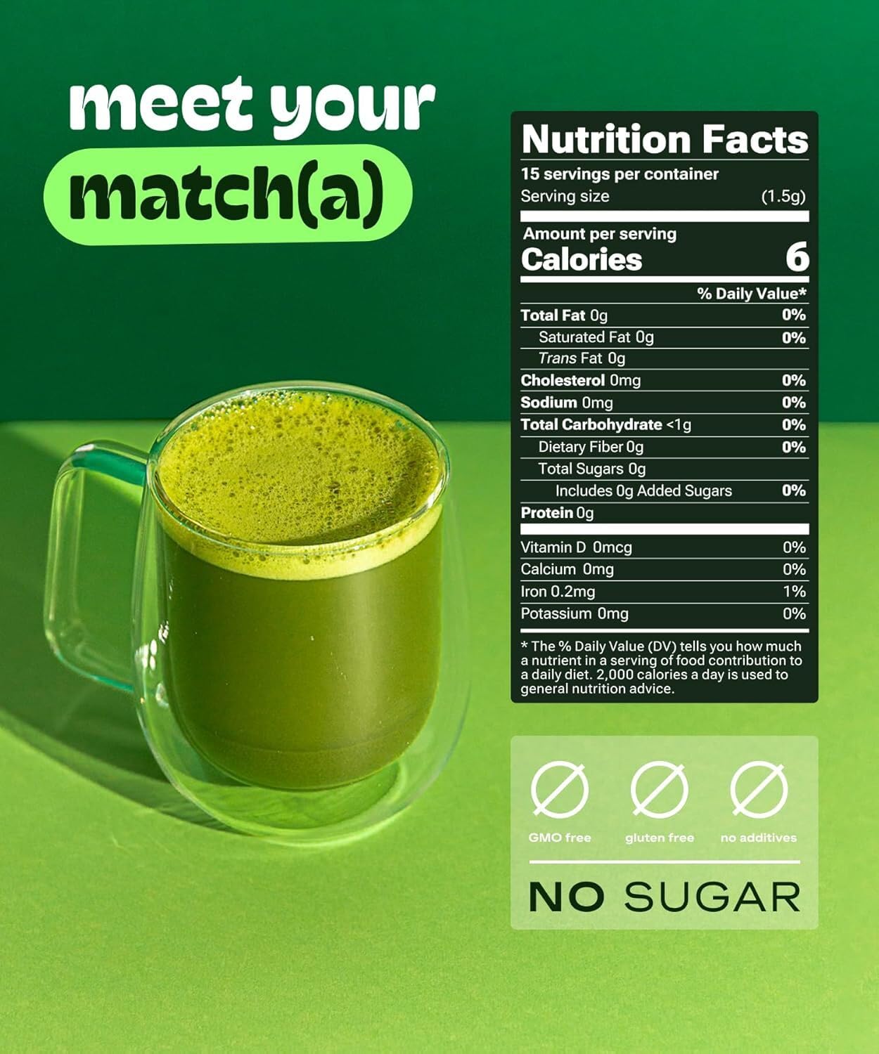 MATCHA DNA Certified Organic Matcha Green Tea Powder (8 oz BAG)