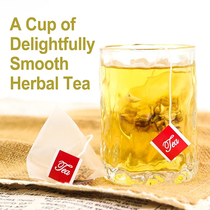 FullChea - Burdock Root Tea Bags, 40 Teabags, 2.5g/bag - Premium Burdock Root - Non-GMO - Naturally Caffeine-free Herbal Tea