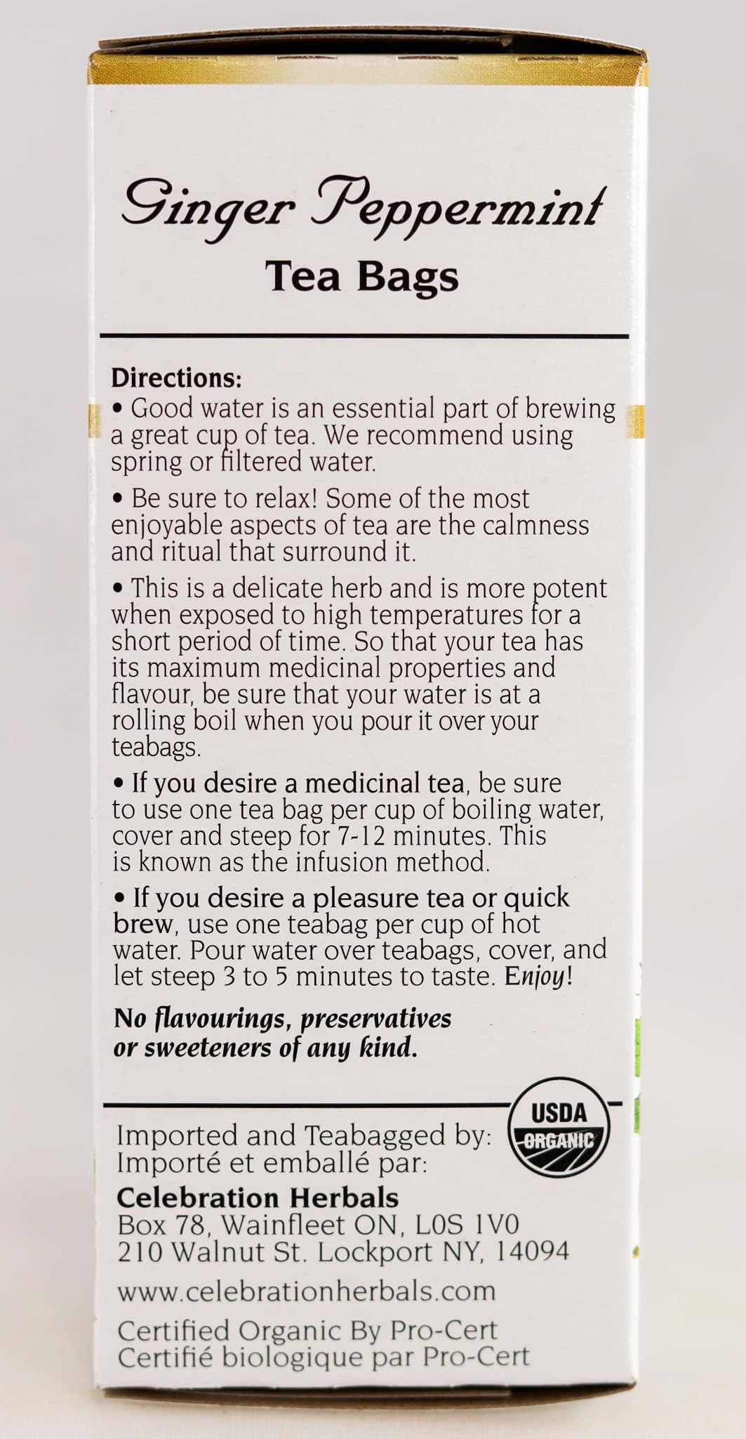 Celebration Herbals Celebration+Herbals+Ginger+Peppermint+24+Count