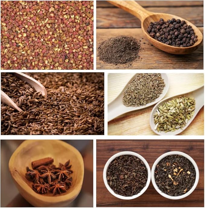 Aunmas Seasoning Strainer, Stainless Steel Tea Mesh Tea Infuser Strainer with Extended Chain Hook for Brew Loose Leaf Tea and Seasonings