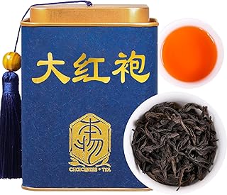 XIXICHA Dahongpao Oolong Tea Grade AAA (Super Grade) Floral Dahongpao 4.23oz (120g) China Wuyi Mountain Flower Fragrance Big Red Robe Oolong Tea Natural Loose Leaf Tea Strong fragrance Chinese Tea （96 cups）特级花香大红袍 乌龙茶 中国茶