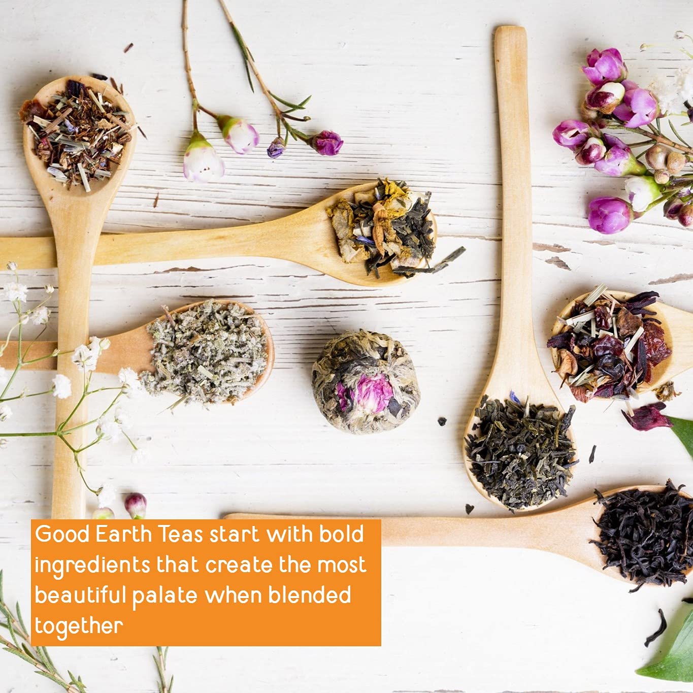 Good Earth Tea, Sweet &amp; Spicy Chai Black Tea, 18 Count, Pack of 6, Hot or Iced, Iconic Sweet &amp; Spicy with Bold Chai Spices