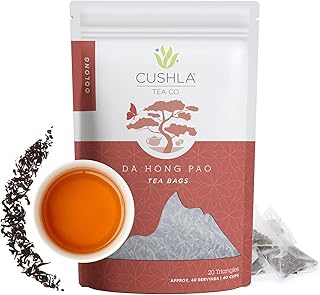 Da Hong Pao Oolong Tea Bags - Fujian Wuyi Rock Oolong Tea Dahongpao Big Red Robe - High Mountain Roasted Wu Long Tea