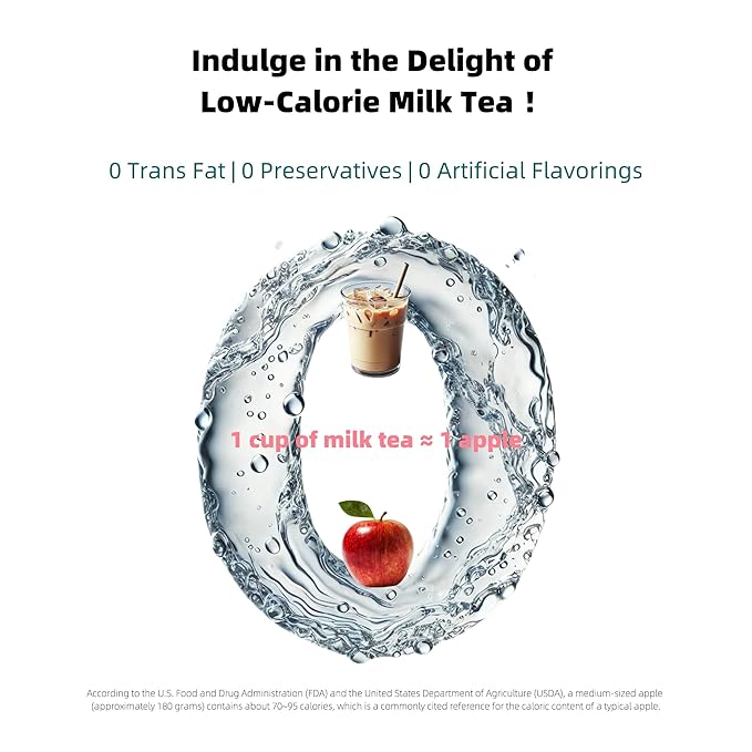 EAST NATURHUS Jasmine Milk Tea Powder, 100% Natural Freeze-Dried Instant Tea, No Added Sugar, Perfect for Hot & Iced Drinks, Desserts & DIY Lattes (2.2lb(1000g))