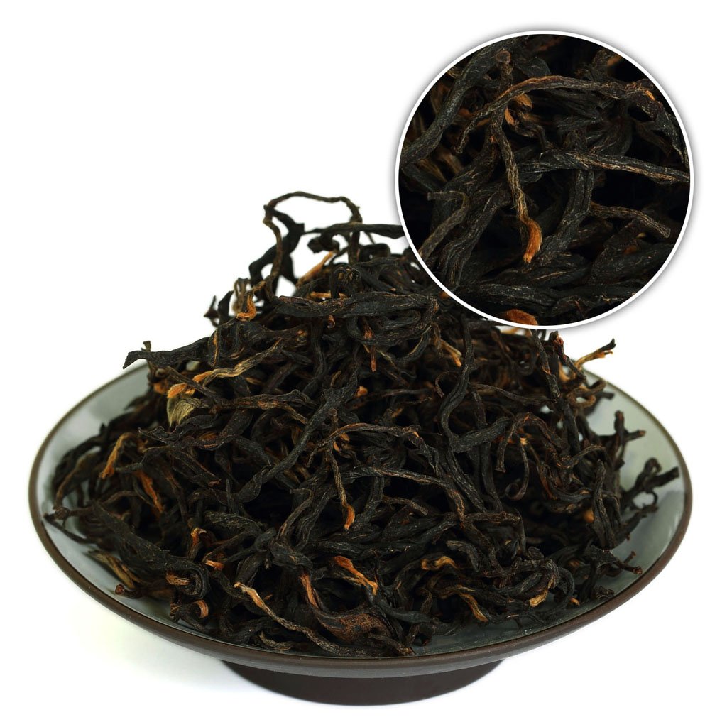 GOARTEA Dianhong Black Tea - 100g / 3.5oz Supreme Grade - Wild Ancient Tree - Yunnan Fengqing Dian Hong Loose Leaf Tea - Chinese Dianhong