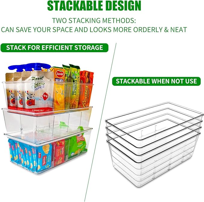 Pantry Organizers and Storage,Kitchen Organizers and Storage for Fridge,Drawer and Refrigerator - Spice Organization for Cabinet