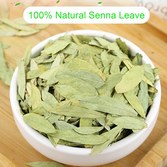 Premium Senna Tea, Made with 100% Natural Senna Leaves, No Additives & Caffeine Free,Support Digestion (3.52oz(100g) Loose senna)