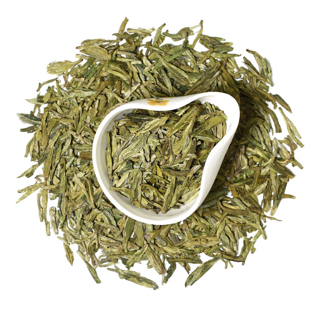 GOARTEA - Dragon Well Longjing Green Tea - 250g / 8.8oz Top Grade - Xihu Dragonwell Green Tea Loose Leaf - Chinese Spring West Lake Long Jing