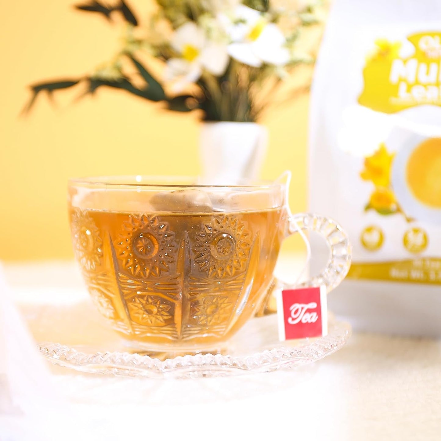 Olvvla - Mullein Tea Bags For Lungs, 30 Count, Mullein Leaf Tea