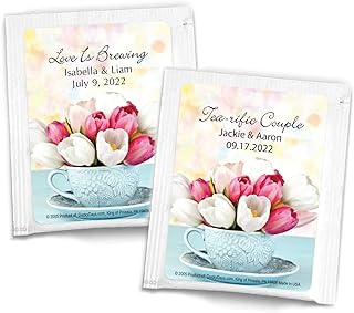 Ducky Days Black Tea Bags, Personalized, Wedding Favors (Set of 30)