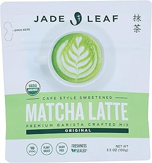 Jade Leaf Matcha, Mix Matcha Latte Original Organic, 3.5 Ounce