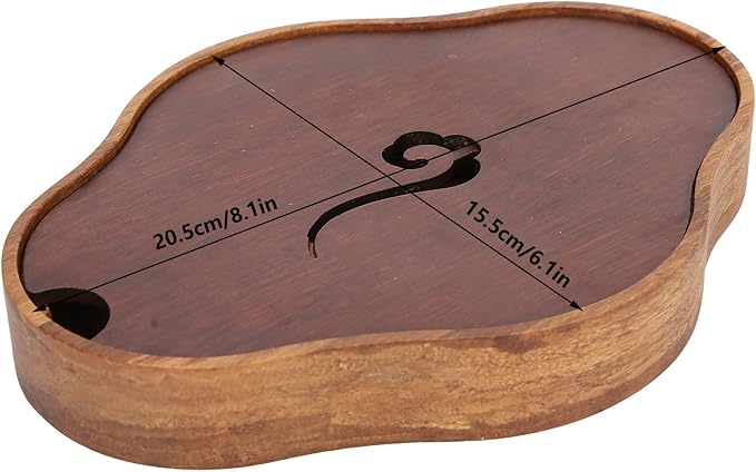 Tea Tray Chinese Teaboard Serving Tray Box for Kungfu Tea Set Tearoom Supplies
