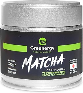 Greenergy Ceremonial Matcha Green Tea Powder, Premium Japanese, 1.06 oz (30g)