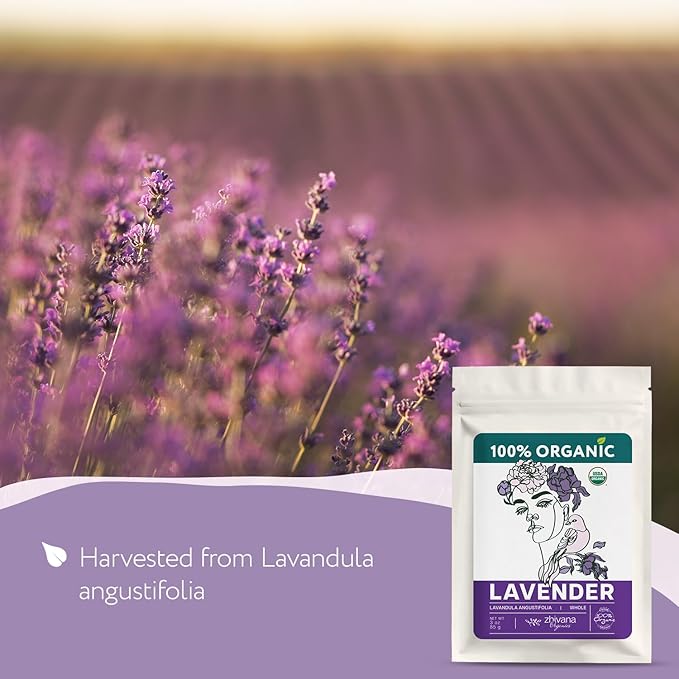 Culinary Lavender Flowers Organic - Dried Food Grade Lavender for Drinks, Cooking & Baking - Edible & Aromatic – Té de Lavanda Natural