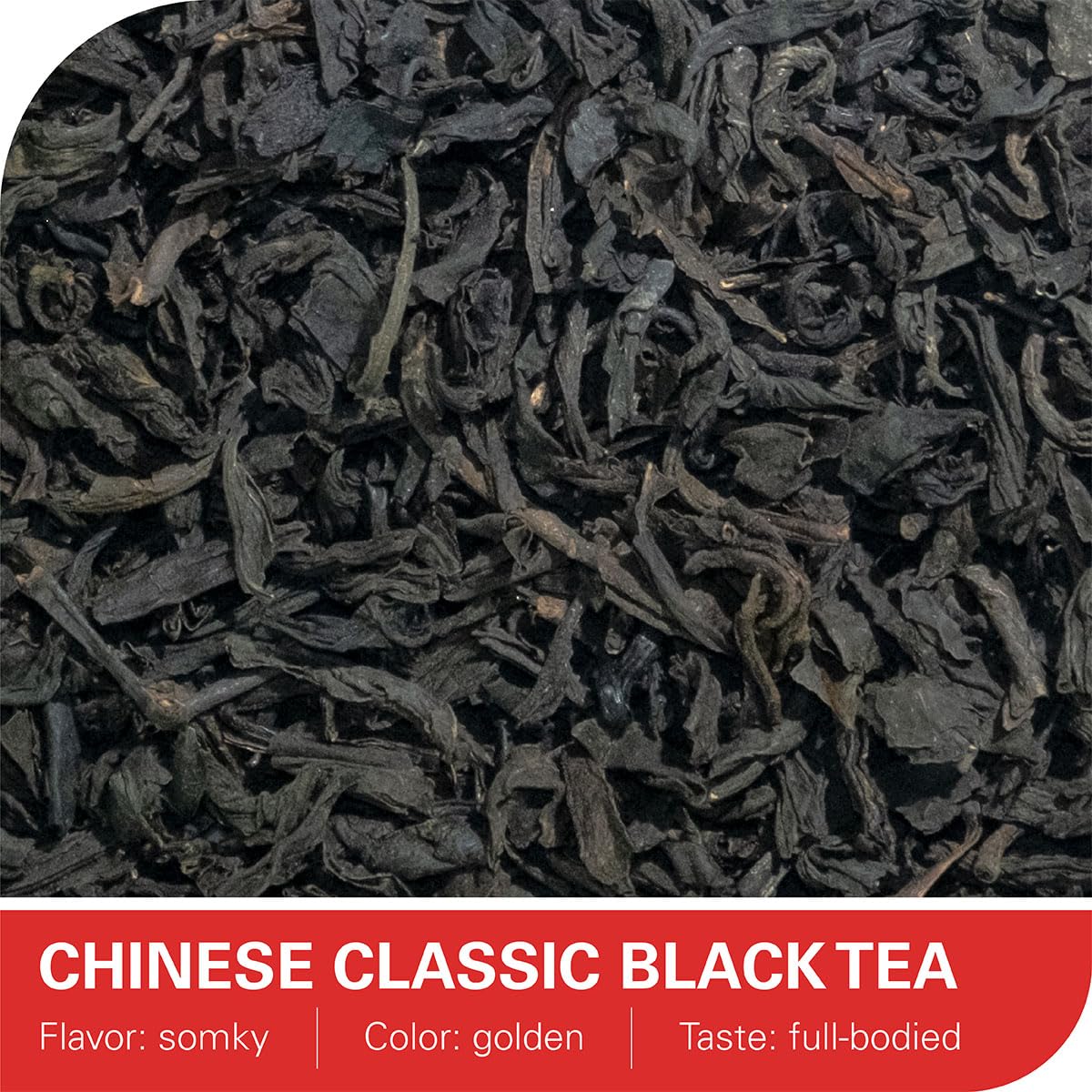 WT WEETEE Organic Lapsang Souchong Tea Loose Leaf, Chinese Smoky Black Tea | 8 Ounces / 228g | Natural Caffeine &amp; Antioxidant, Traditional Pine-smoked Tea from China | No Artificial Additives