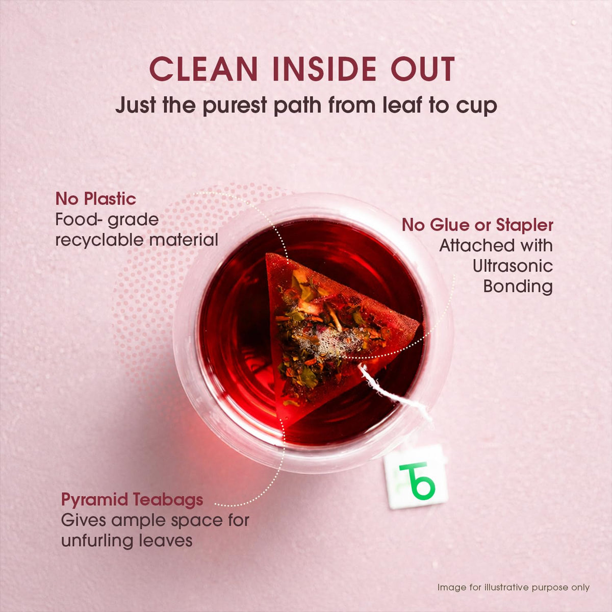 Teabox Premium Darjeeling Green Tea With Dried Hibiscus | 100% Whole Leaf & 0% Bitterness | Green Tea From The Himalayas | 50
