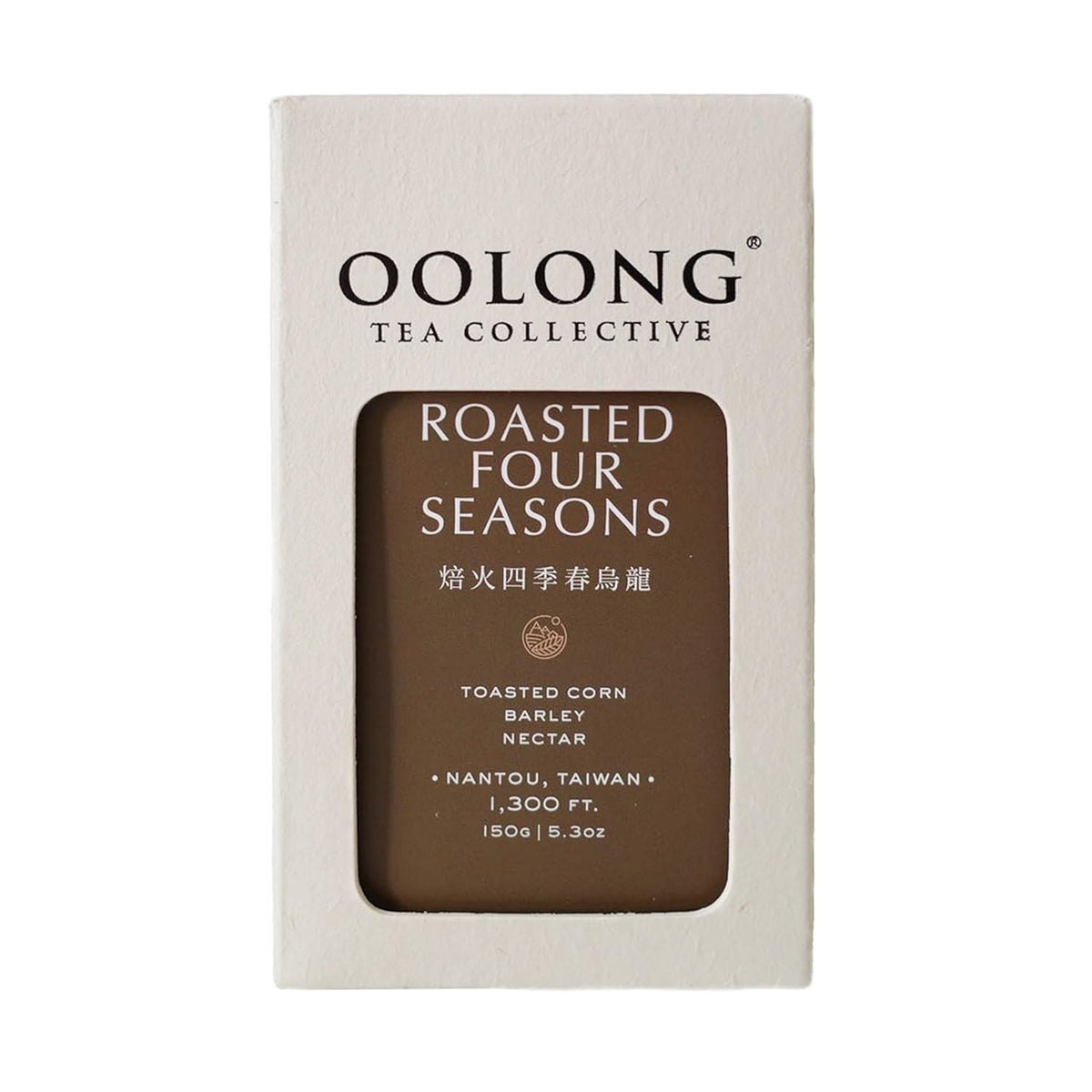 Roasted Four Seasons Oolong Tea – Premium Taiwanese Loose Leaf Oolong, Classic Medium Roast with Barley Notes – High Mountain and Fresh Harvest – Low Caffeine – by Oolong Tea Collective - 150g (5.3oz)