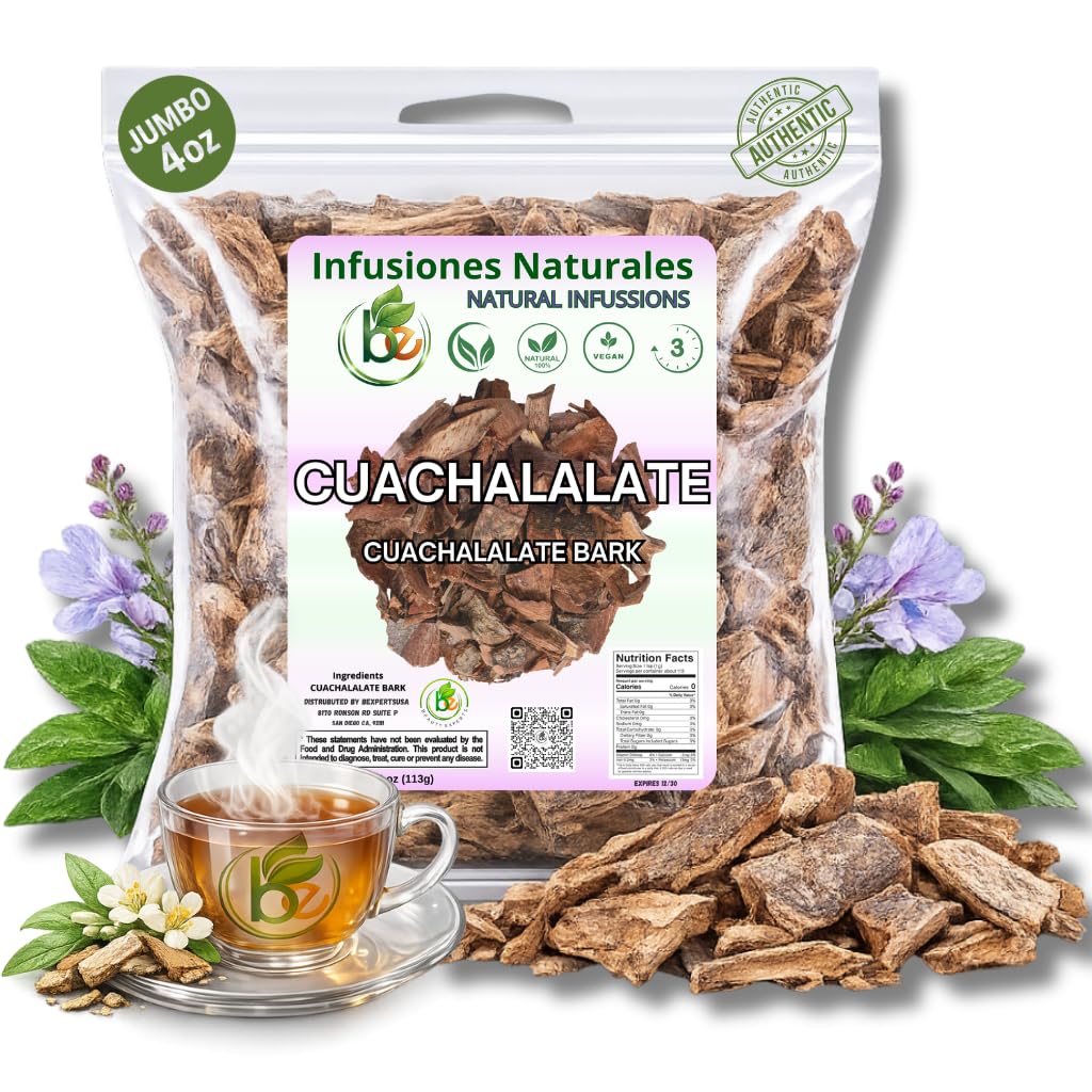 B-Experts Cuachalalate Tea 4 oz-113g. Mexican Cuachalala, Wildcrafted (Juliana Adstringens) | 100% All Natural - NON Gmo