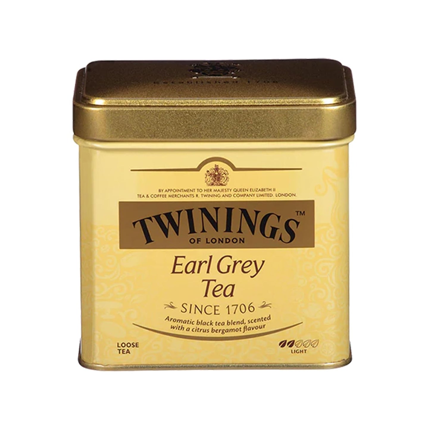 Twinings Earl Grey Loose Black Tea Tins, 7.05 Ounce Tins (Pack of 6), Flavoured with Citrus and Bergamot, Caffeinated, Enjoy Hot or Iced