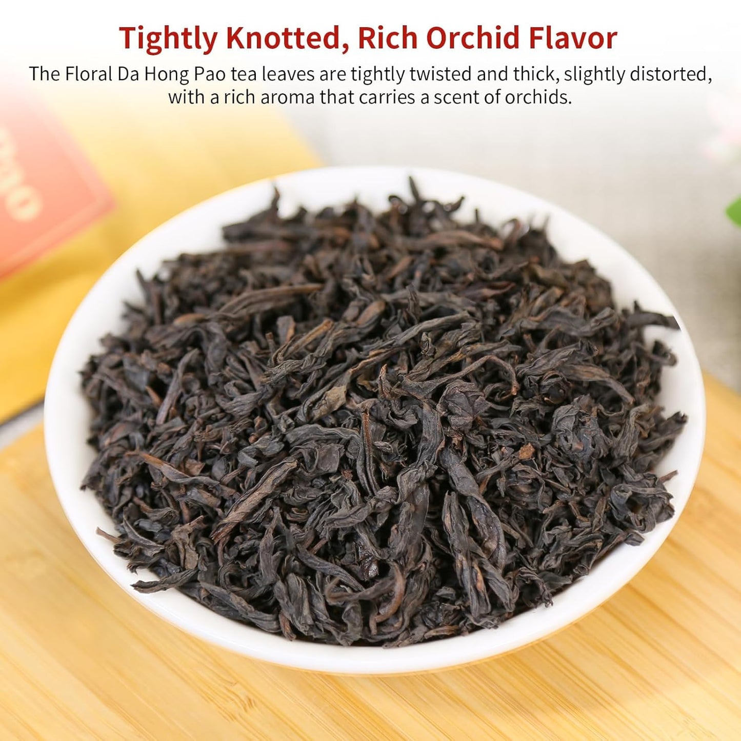 Yuexi Da Hong Pao Oolong Tea Loose Leaf Big Red Robe Chinese Tea Dahongpao Oolong Fujian Wuyi Mountain Floral fragrance flavor 120g/4.23oz （96 cups）花香大红袍 乌龙茶 正宗中国武夷山茶