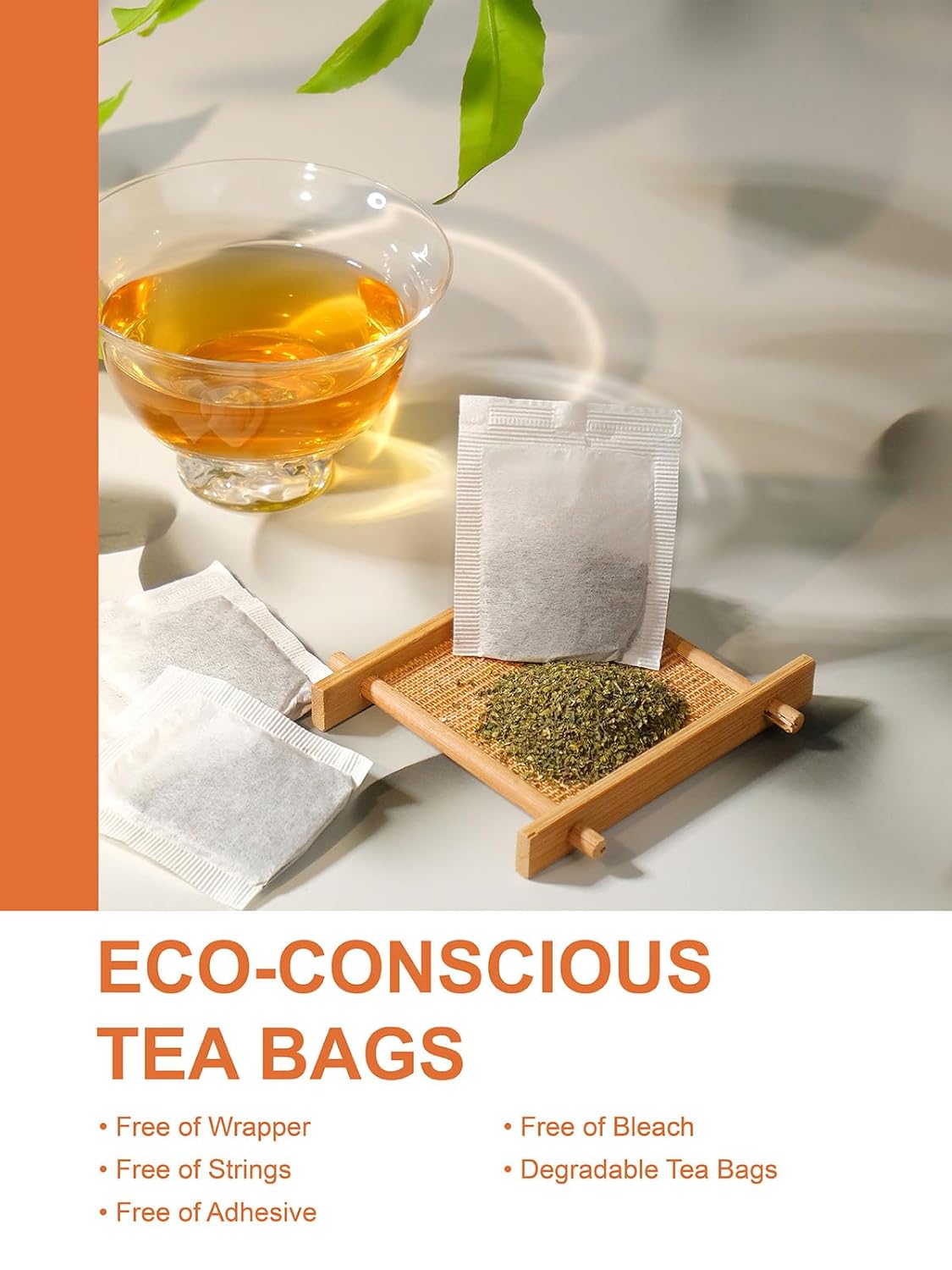 TeeLux Oolong Tea Bags, Caffeinated Oolong Tea, Smooth Taste & Floral Aroma, Enjoy Hot or Iced, 200 Count