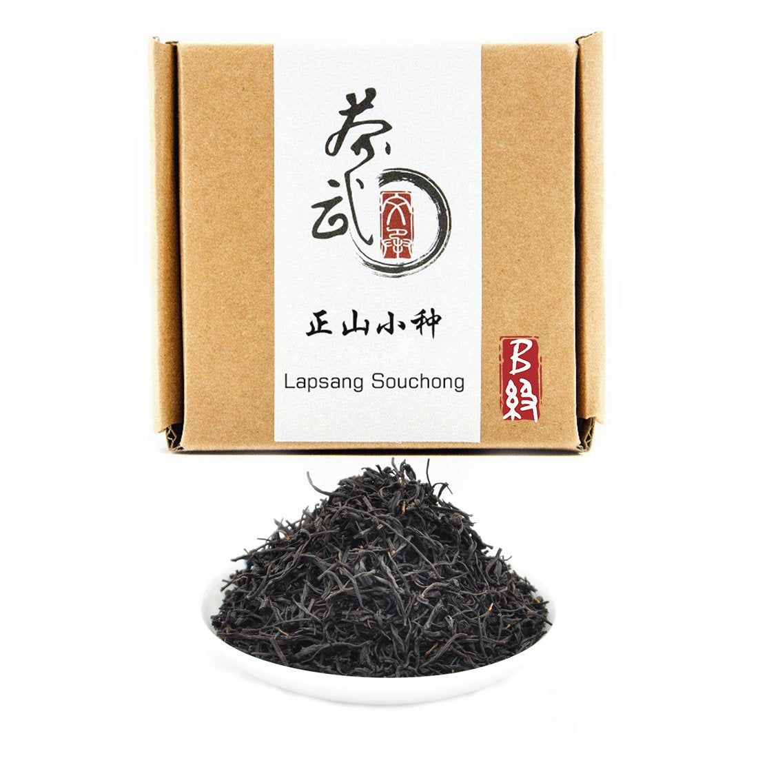 ChaWuWarmSun [B] Lapsang Souchong Black Tea,No Smokey,3.5oz/100g,Loose Leaf Chinese Hong Cha