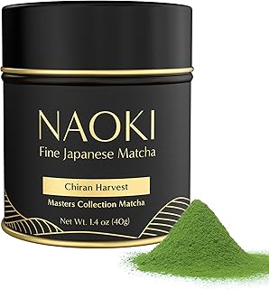 Naoki Matcha Chiran Harvest Masters Collection Matcha – Authentic Japanese Ceremonial Grade Matcha Green Tea Powder from Kagoshima, Japan (40g / 1.4oz)