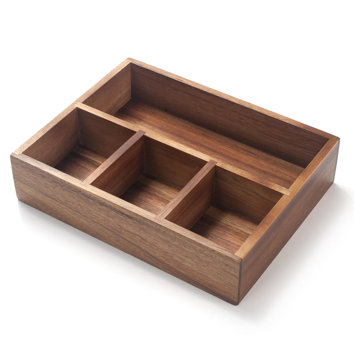 XIMISISE Tea Bag Holder, Acacia Wood Tea Bag Storage Organizer, Tea Candy Basket