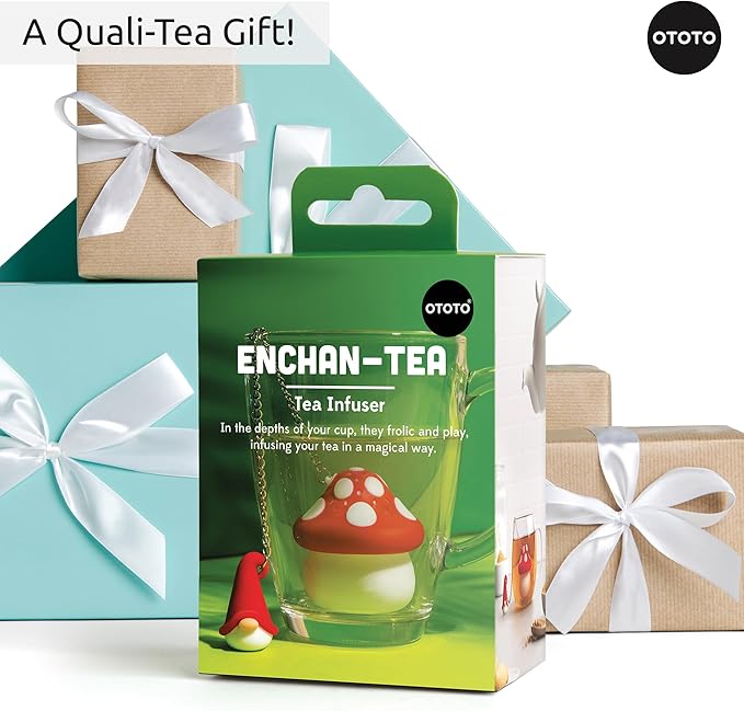 Cute Tea Strainers - Loose Leaf Tea Steeper, Tea Infuser for Loose Leaf Tea, Tea Diffusers, Tea Accessories, Mushroom Gifts, Cute Kitchen Accessories