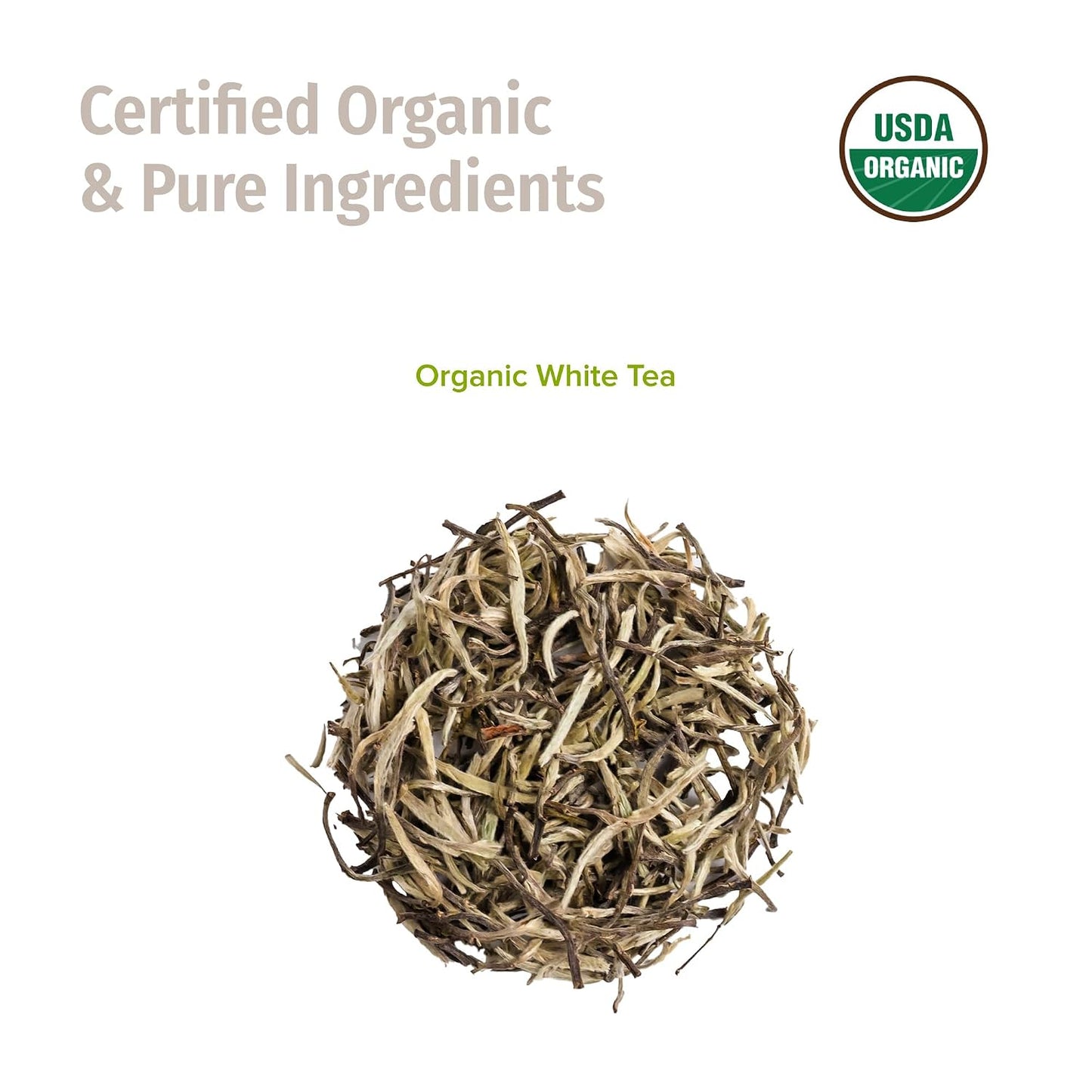 NEPAL TEA Organic Silver Tip Tea Loose Leaf - USDA Certified Organic Loose Leaf Tea from a Family Farm in the Himalayas - Premium Leaves - 3.5 oz / 100 g (Silver Yeti)