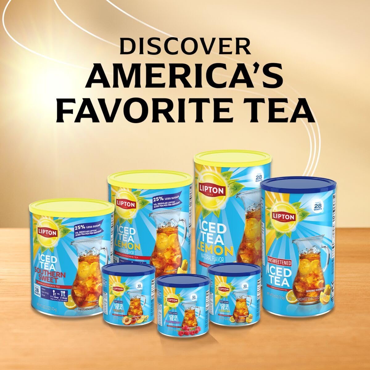 Lipton Unsweetened Iced Tea Mix, Makes 28 Quarts (Pack of 1)