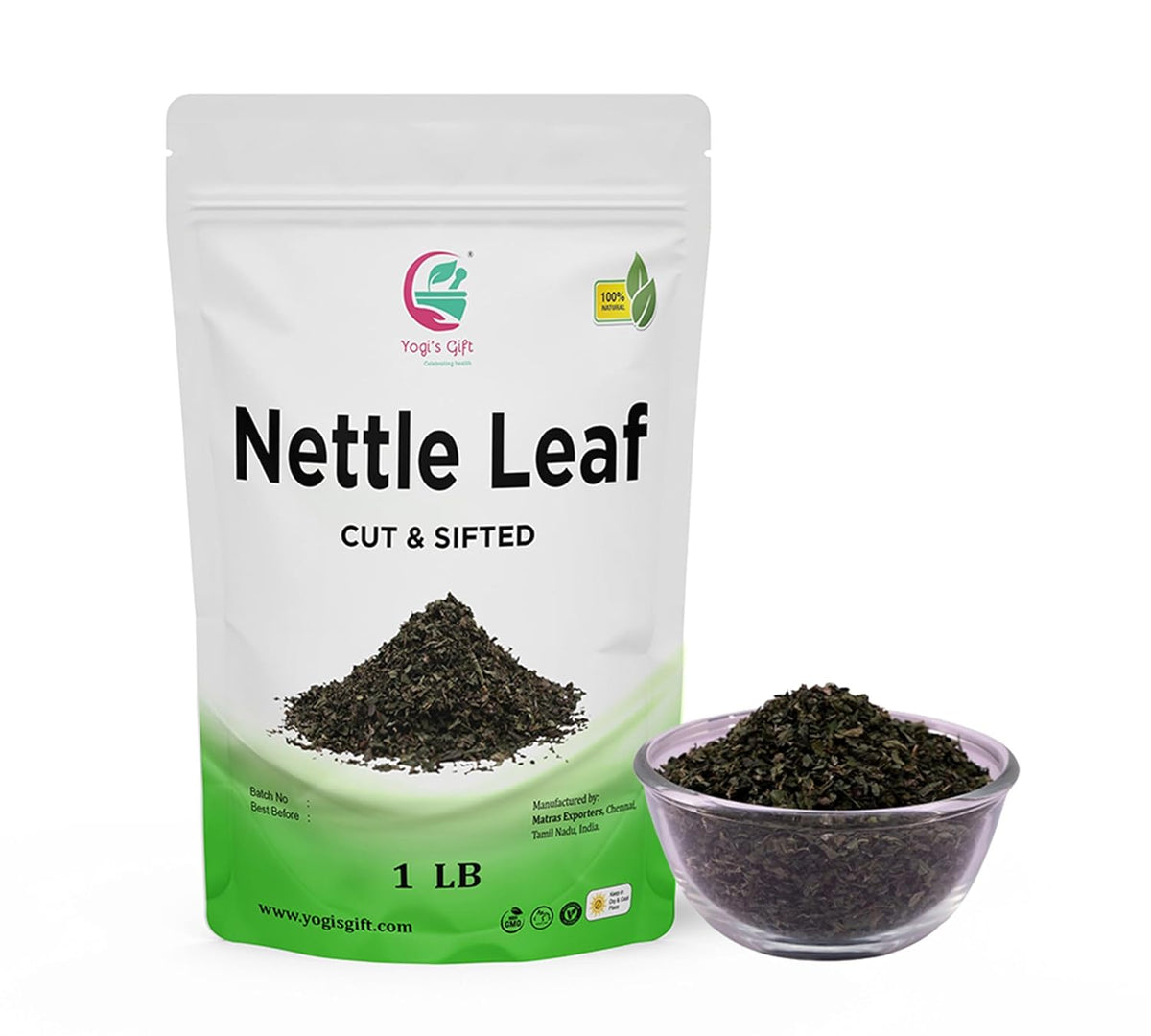 Yogi's Gift® Nettle Leaves 1lb | Cut &amp; Sifted Herbal Tea