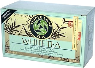 Triple Leaf Tea White Tea, 20 Tea Bags, 1.34 oz (38 g)