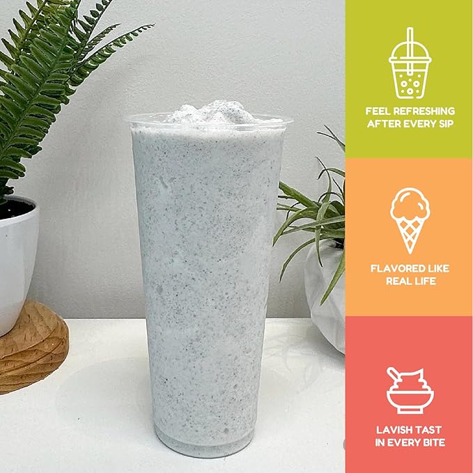 Fanale Premium Creamy Sesame Bubble Tea Flavoring Powder | Perfect for Baking, Smoothies, Desserts and Drinks | Instant Flavoring Powder for Boba Milk Tea- 2.2 Pounds (Pack of 20).