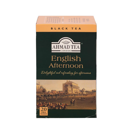 Ahmad Tea Black Tea, English Afternoon Teabags, 20 ct - Caffeinated and Sugar-Free